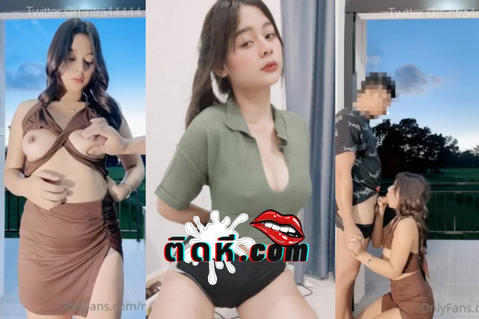 คลิปหลุดโอลี่แฟน น้องมินตรา Mintra4444 อมให้ผัวกลางบ้าน ลีลาโม๊คควยอย่างเด็ด ดูดควยจนน้ำแตกคาปากอย่างฟิน