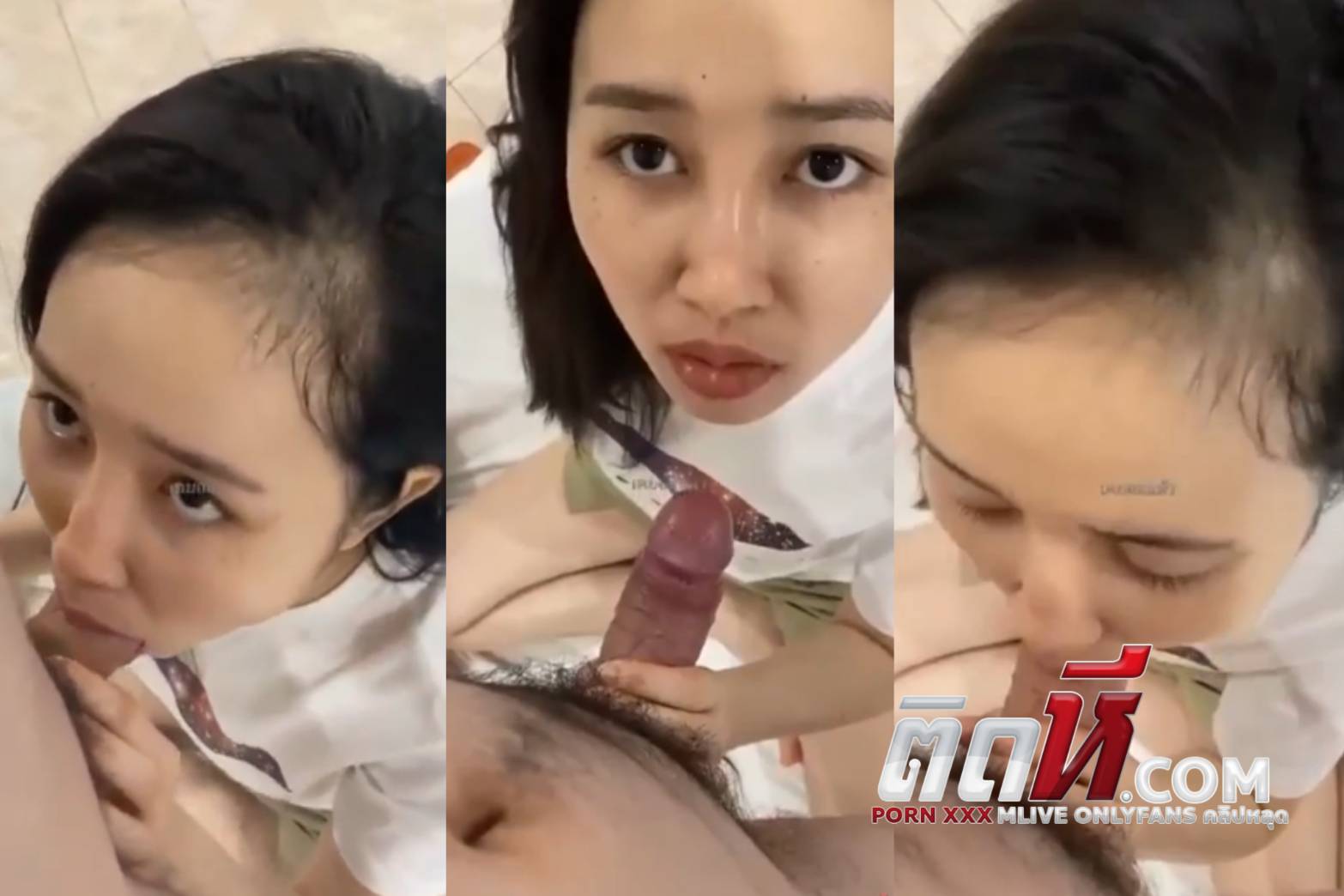 คลิปหลุดสาววัยรุ่นไทย ผัวให้อมควยเต็มปาก ดูดเข้าดูดออก ลีลาโม๊คควยอย่างแจ่มเลยแม่คนนี้ โคตรน่าเย็ดมาก
