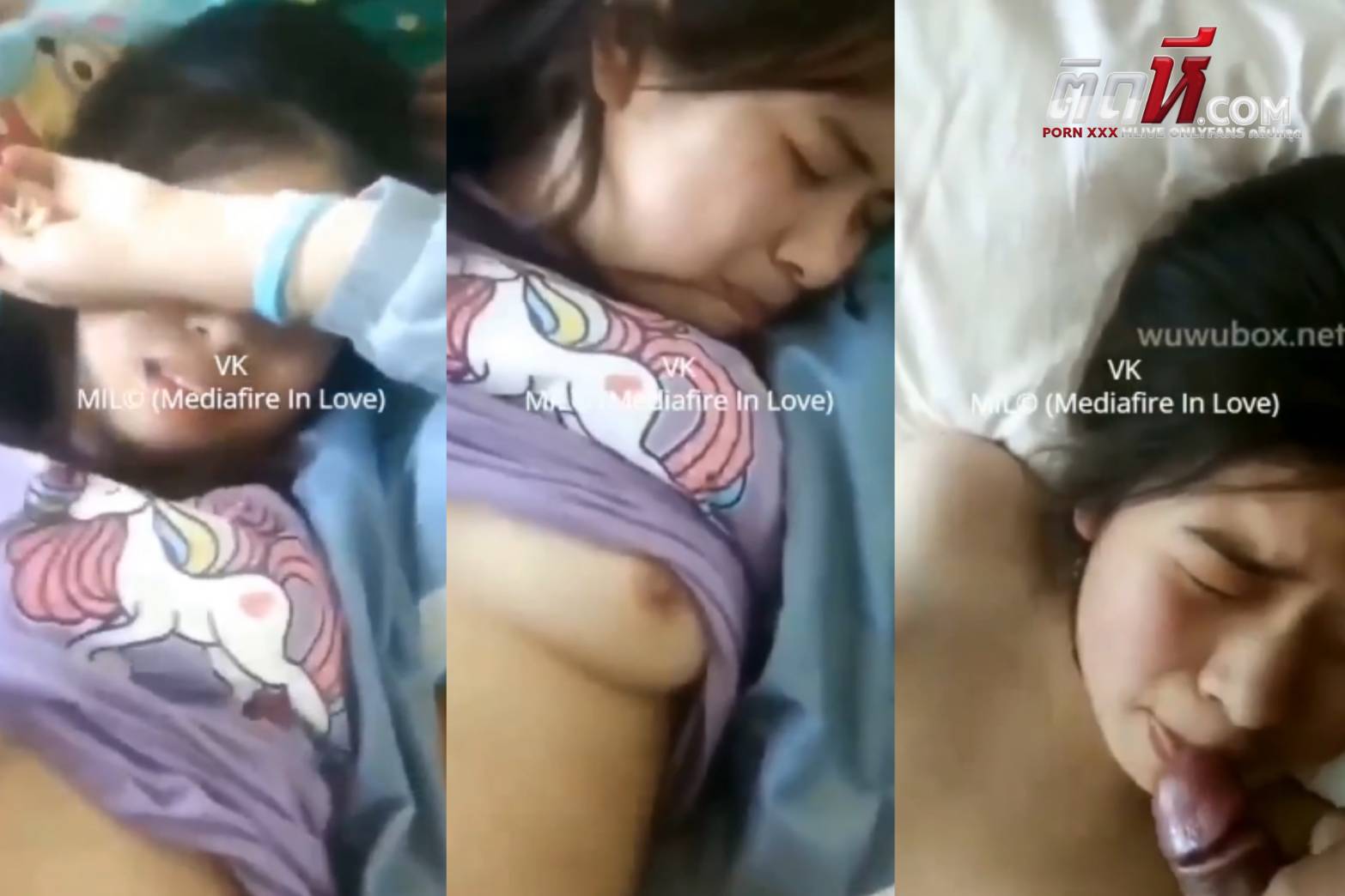 คลิปหลุดไทยใหม่ สาววัยรุ่นโคตรน่ารักโดนเย็ดแล้วถ่ายคลิป เย็ดหีมันส์ๆ คาชุด เย็ดเร็วซอยหีรัวๆ พอจะเสร็จเอาควยออกไปชักน้ำเงี่ยนใส่ปาก