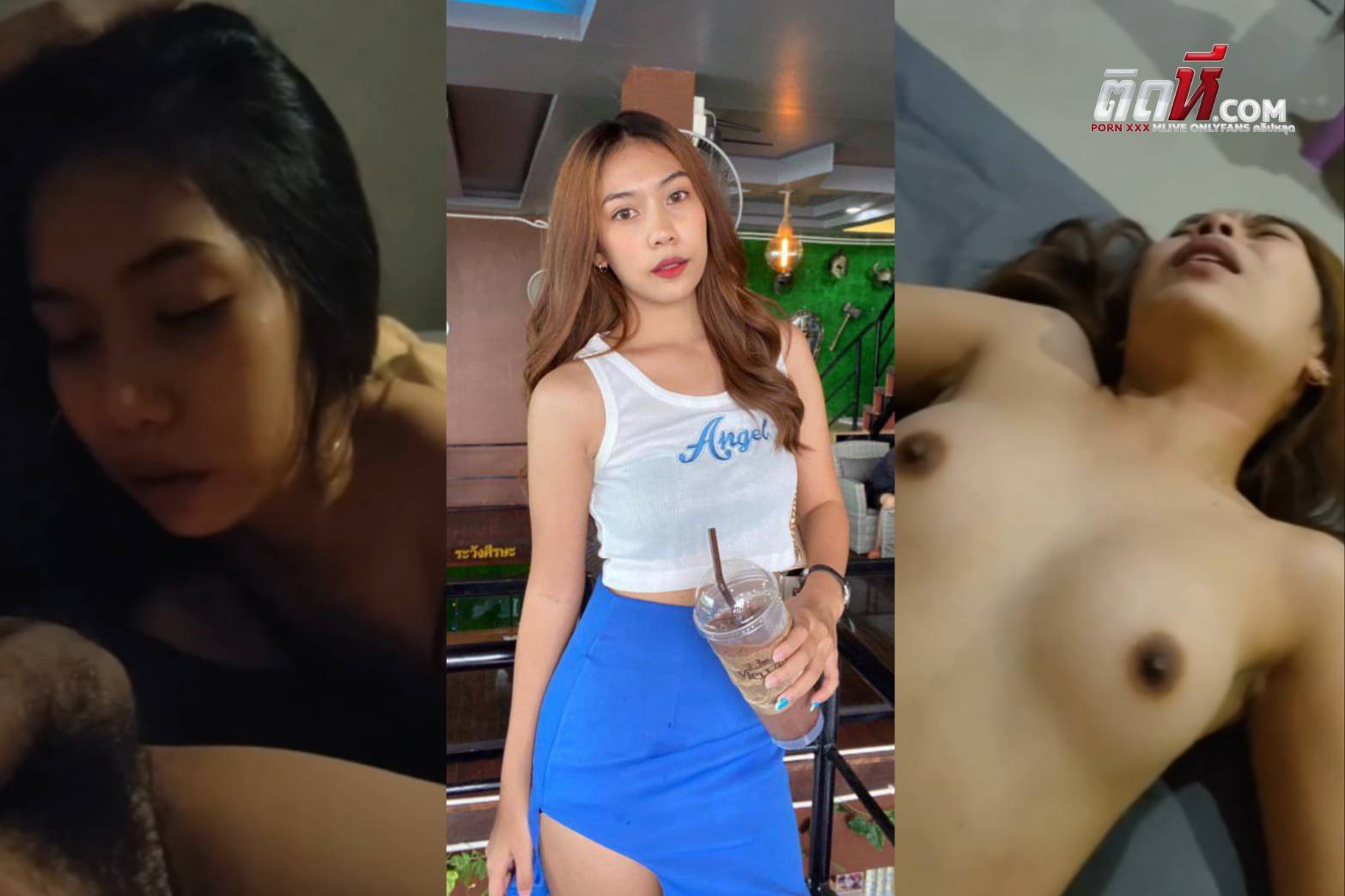 คลิปหลุดมาใหม่ งานแรร์ น้องออม อมควยให้แฟนเลียยัดตูด เจอผัวจับเลียหีแล้วเอาควยเสียบเย็ดสด โดนเย็ดร้องครางลั่นห้องเลยเสียวหีไม่ไหว