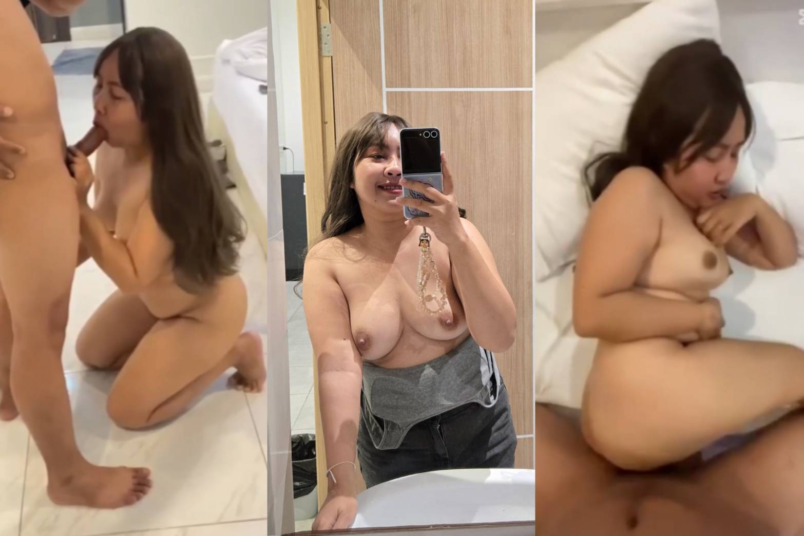 คลิปหลุดสาวอวบ เป็นงานนั่งอมควยให้เสียวมาก ดูดหัวควยจนพอใจ แก้ผ้าขึ้นคร่อมขย่มควย กระแทกตับๆ เย็ดมันส์มากซอยหีไม่ยั้งเลย