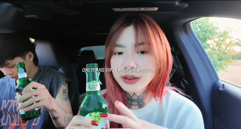 คลิปหลุด ไอริน งานใหม่ Irenkampong1 ขับรถออกเที่ยวกับผัว ดื่มโซจูแล้วของขึ้น จอดรถข้างทางเลียหีอมควย จัดเย็ดกันหลายท่าแตกในเด็ดๆ